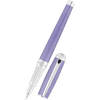 S T Dupont Line D Fountain Pen - Velvet Firehead Guilloche - Lilac-Pen Boutique Ltd