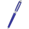 S T Dupont Line D Rollerball Pen - Velvet Firehead Guilloche - Ocean Blue-Pen Boutique Ltd