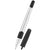 S.T. Dupont Defi Millennium Stealth Rollerball Pen - Brushed Chrome with Matte Black-Pen Boutique Ltd
