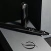 S T Dupont Line D Rollerball Pen - Eternity - Silky Black (Large)-Pen Boutique Ltd