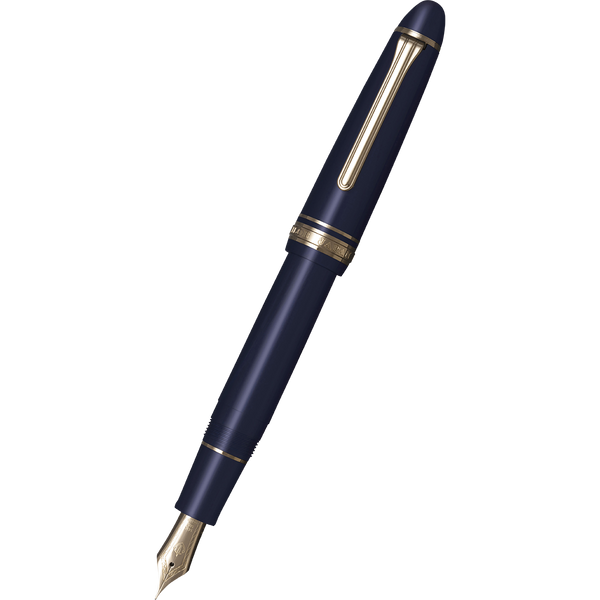 Sailor 1911L Blue 14K Gold Trim Fountain Pen | Pen Boutique