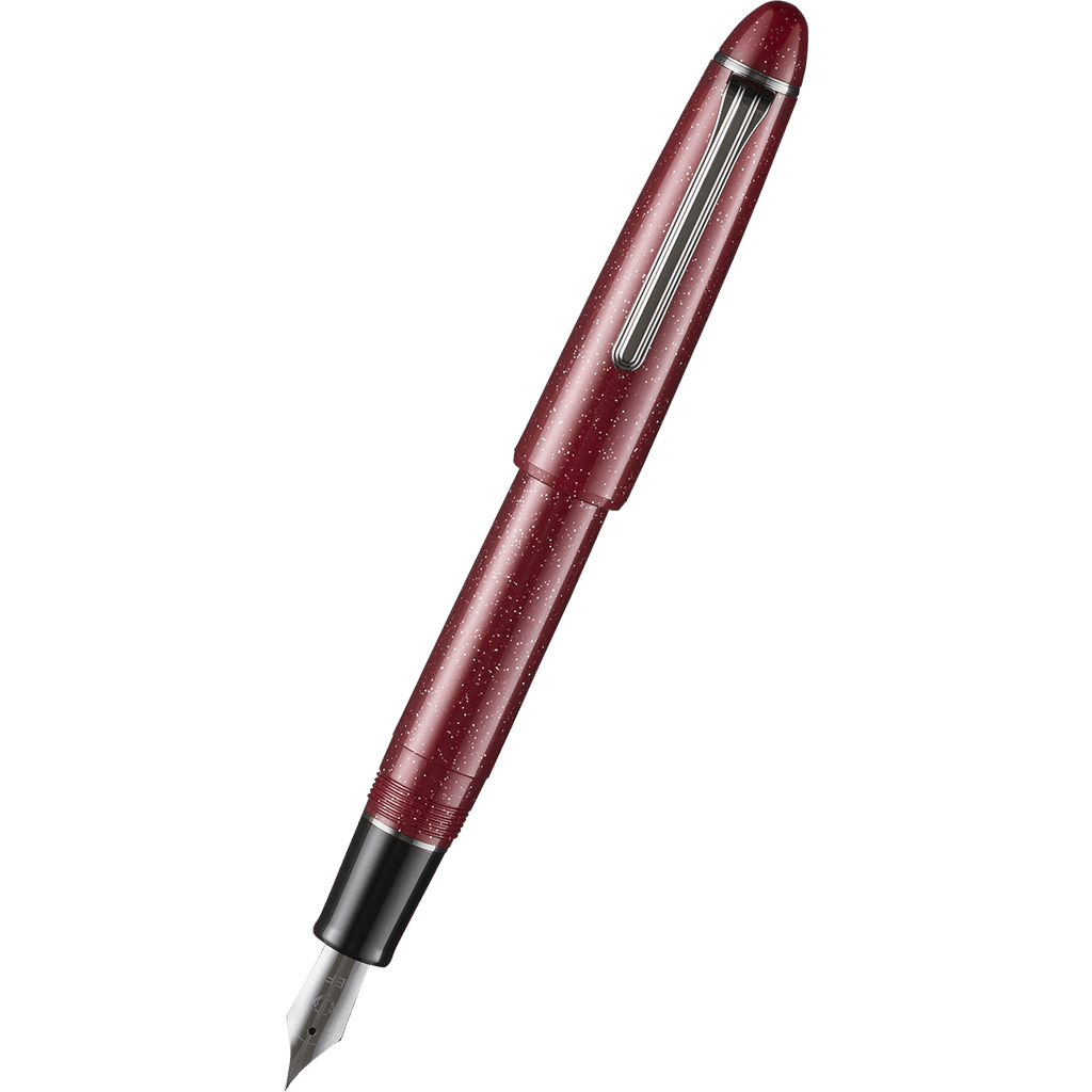 Sailor 1911L Fountain Pen - Supernova Crimson - Casual L Galaxy Series Black IP - Pen Boutique Ltd