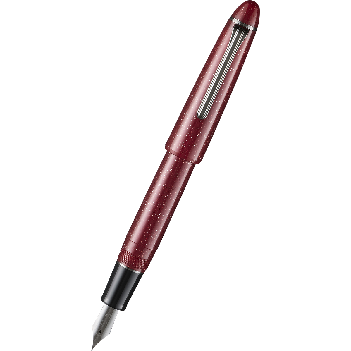 Sailor 1911L Fountain Pen - Supernova Crimson - Casual L Galaxy Series Black IP-Pen Boutique Ltd