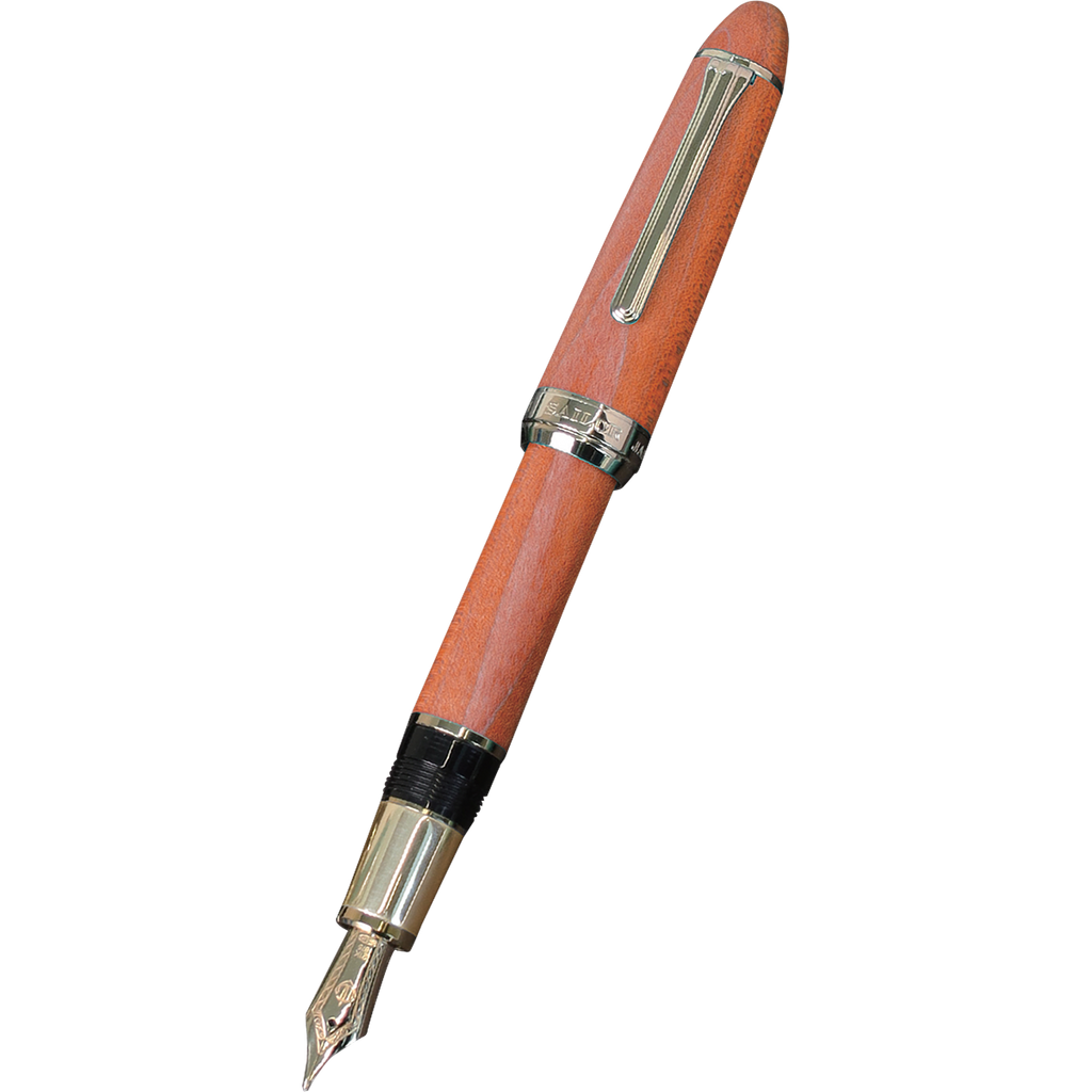Sailor Bespoke Fountain Pen - Hard Maple Vermilion-Pen Boutique Ltd