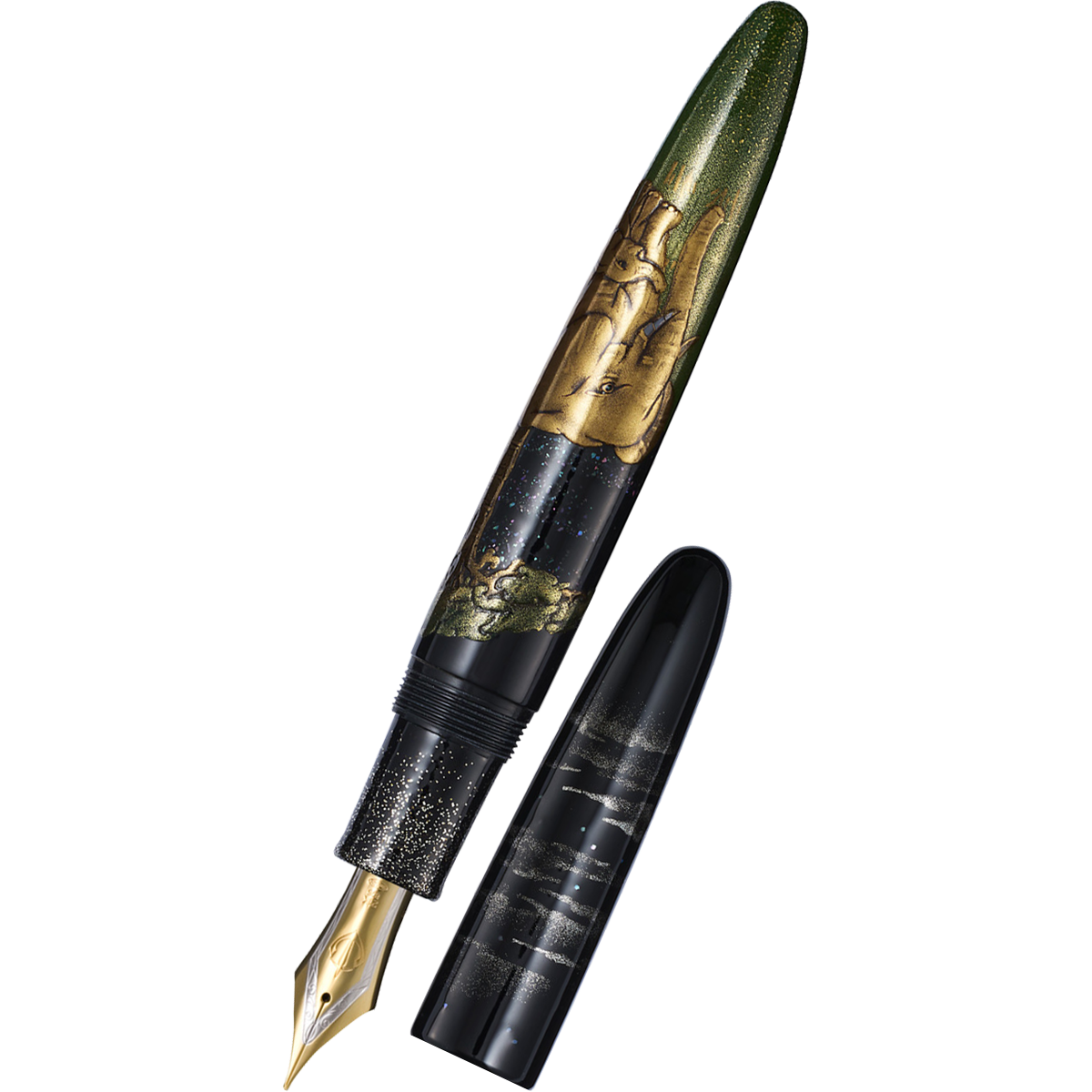 Sailor Bespoke Fountain Pen - King of Pens - Elephant in the Moonlight (Limited Edition)-Pen Boutique Ltd