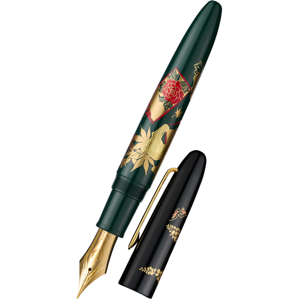 Sailor Bespoke Fountain Pen - King of Pens - Hanafuda Ino-shika-cho (Limited Edition)-Pen Boutique Ltd