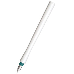 Sailor Compass Hocoro Dip Pen - White/Dark Green - 1.0mm Calligraphy-Pen Boutique Ltd