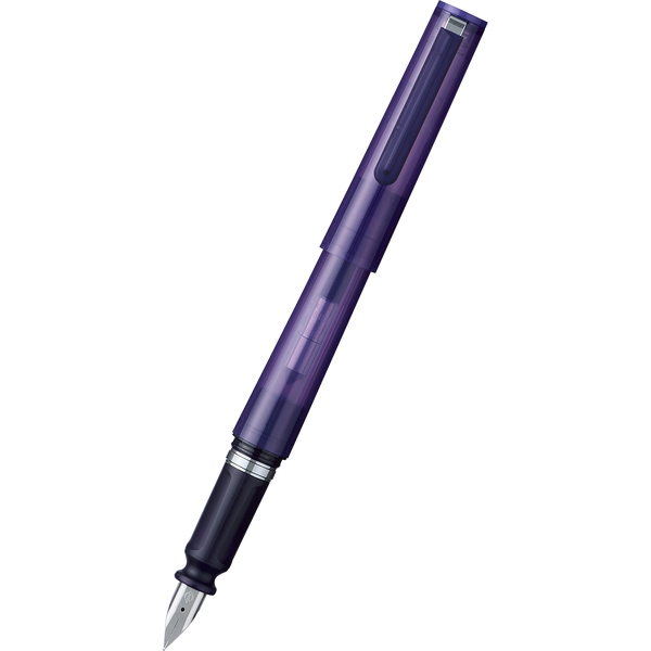 Sailor Compass Tuzu Fountain Pen - Adjust Translucent Violet (Limited Edition Color)-Pen Boutique Ltd