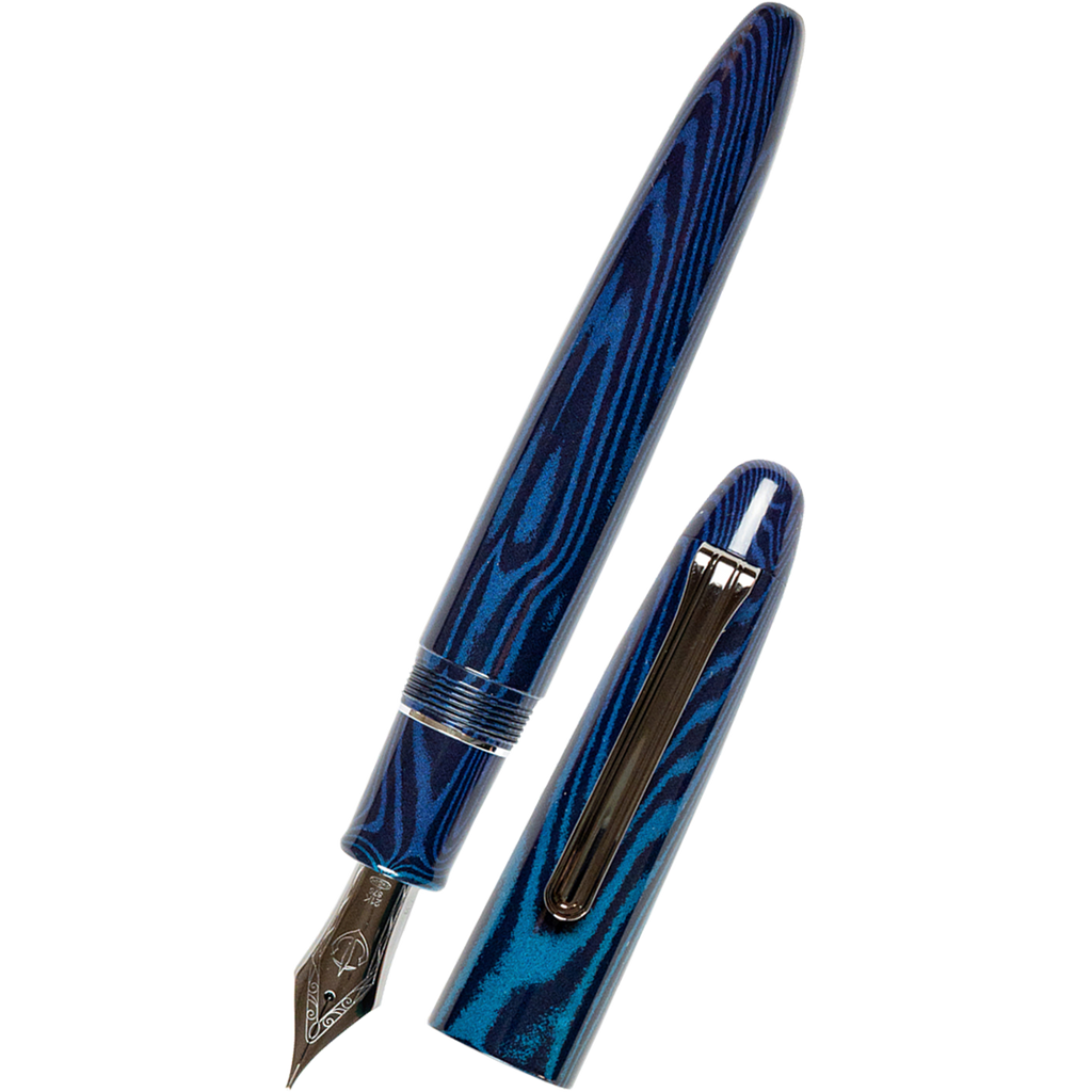 Sailor Ebonite Fountain Pen - King of Pens - Blue Phoenix (North America Exclusive)-Pen Boutique Ltd