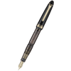 Sailor 1911L Fountain Pen - Realo Smoke Black - IP Gold Trim - 18K Gold Nib - Pen Boutique Ltd