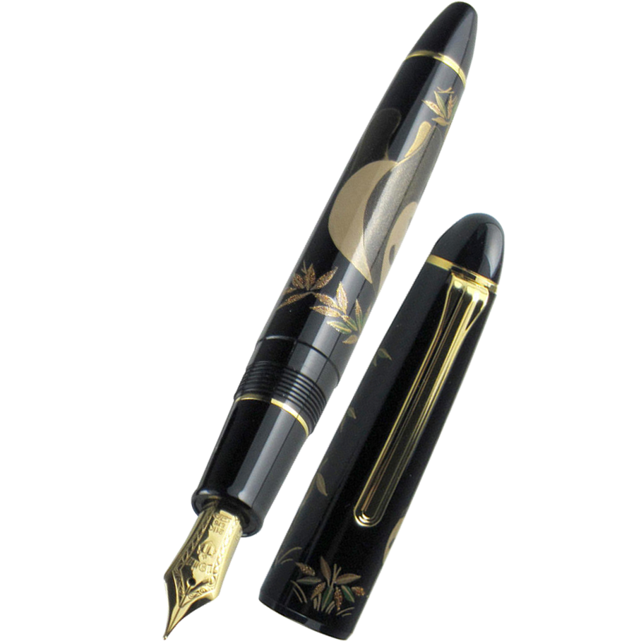 Sailor Maki-E Endangered Mammals Fountain Pen - Giant Panda-Pen Boutique Ltd