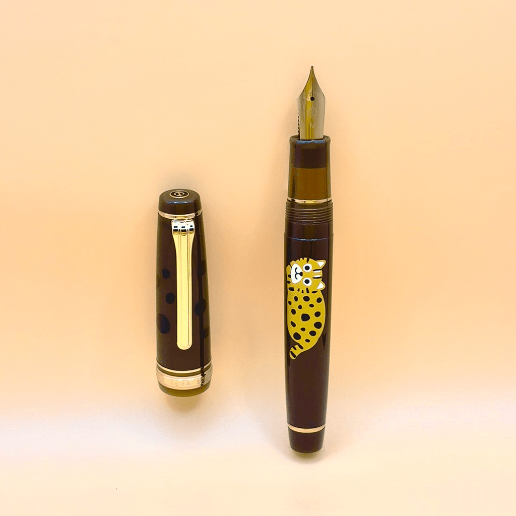 Sailor Professional Gear Standard Fountain Pen - Iriomote Cat - F3(Limited Edition)-Pen Boutique Ltd