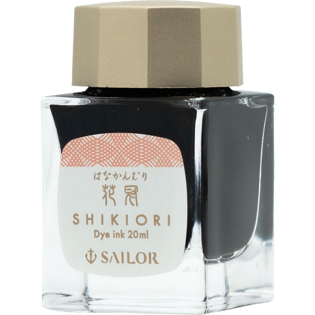 Sailor Shikiori Bottle Ink - Kusa Asobi Hanakanmuri (Pink Garland)-Pen Boutique Ltd