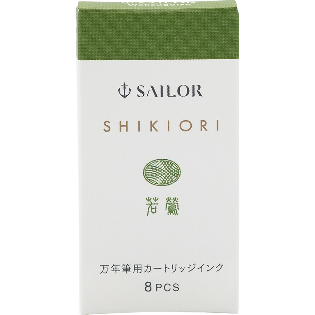 Sailor Shikiori Ink Cartridge - Spring Breeze Waka-uguisu-Pen Boutique Ltd