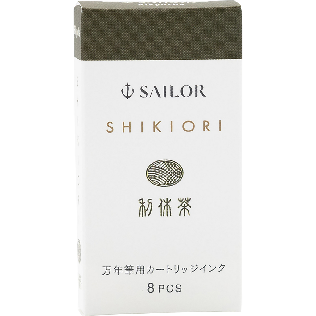 Sailor Shikiori Ink Cartridge - Winter Snow Rikyucha-Pen Boutique Ltd