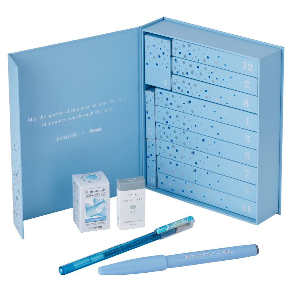 Sailor x Pentel 2026 Advent Calendar - Keep the Sparkle-Pen Boutique Ltd