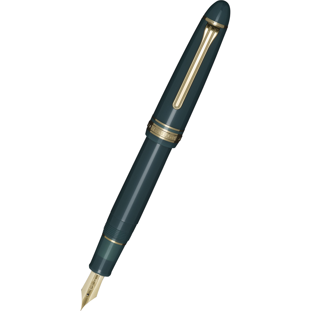 Sailor 1911 Casual L Basis Gold Trim Fountain Pen – Muted Green-Pen Boutique Ltd
