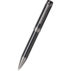 Sailor Cylint Ballpoint Pen - Black Stainless Steel-Pen Boutique Ltd