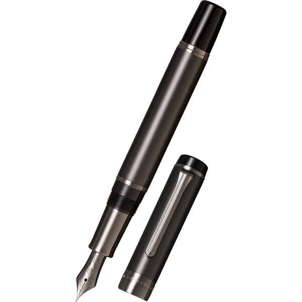 Sailor Cylint Fountain Pen - Matte Black - Black Ion Trim-Pen Boutique Ltd