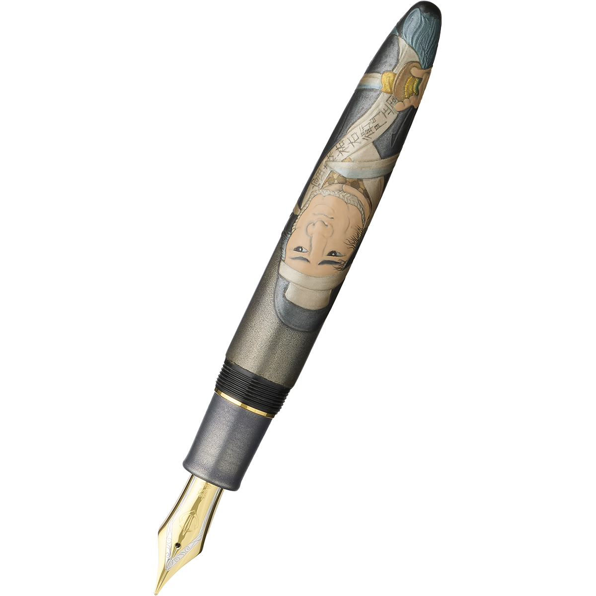 Sailor Maki-e Fountain Pen - King of Pens - Ukiyo-e Tominomuri Sukeemon-Masakata (Limited Edition)-Pen Boutique Ltd