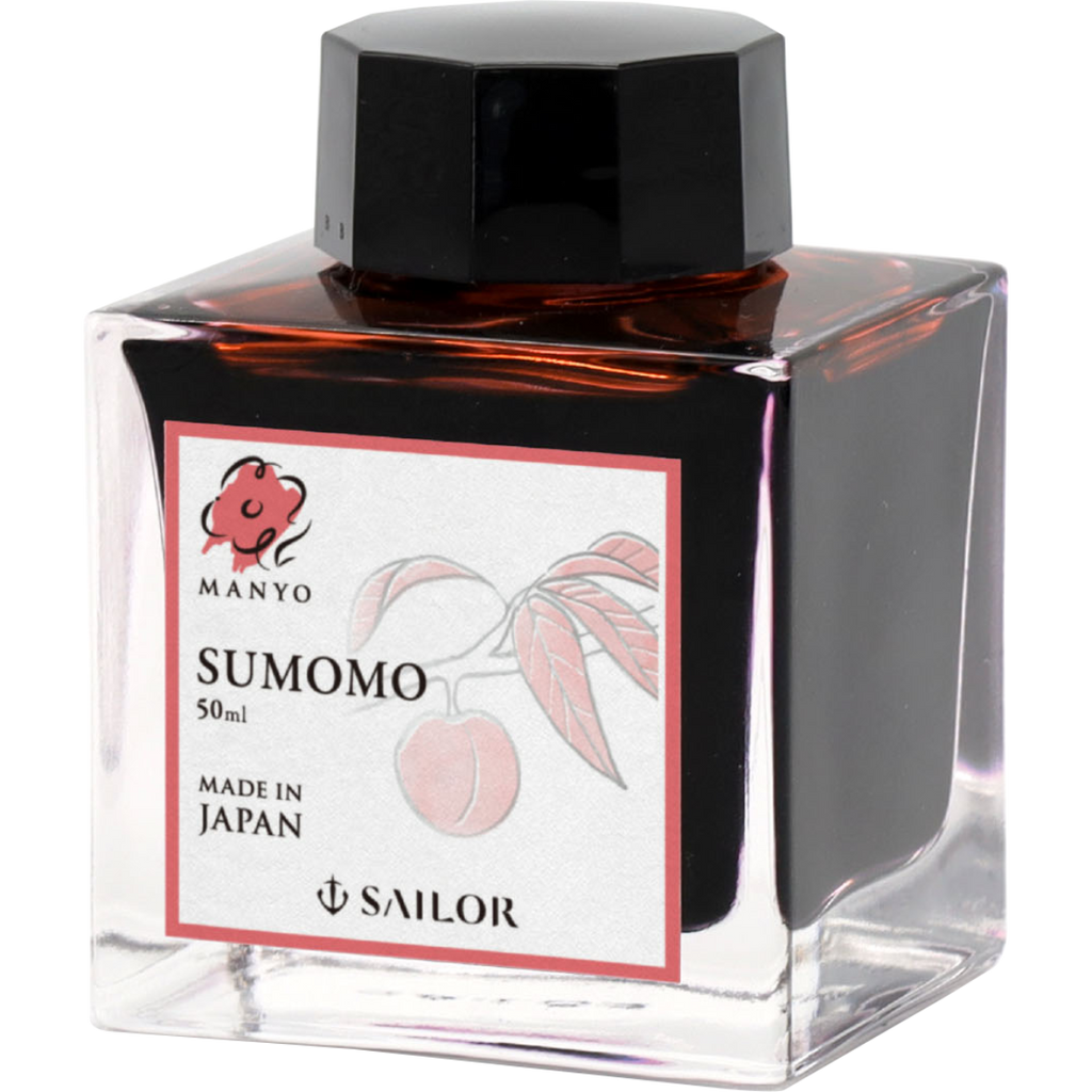 Sailor Manyo Ink Bottle - Sumomo (Cherry Blossom) - 50ml (Overseas Exclusive)-Pen Boutique Ltd