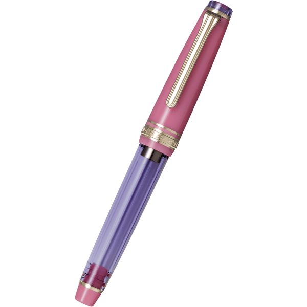 Sailor Professional Gear Slim Manyo Fountain Pen #2 Set - Rabbit Ear Iris - Gold Trim (Special Edition)-Pen Boutique Ltd