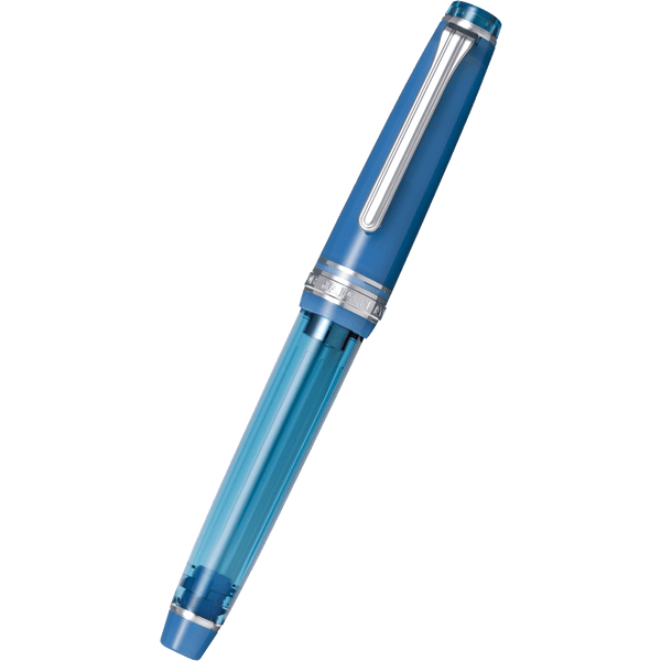 Sailor Professional Gear Slim Manyo Fountain Pen #2 Set - Violet - Silver Trim (Special Edition)-Pen Boutique Ltd