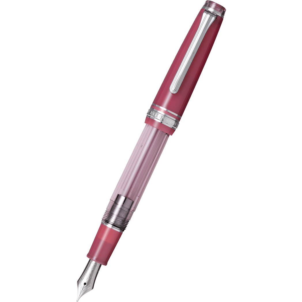 Sailor Professional Gear Slim Manyo Fountain Pen #2 Set - Wisteria - Silver Trim (Special Edition)-Pen Boutique Ltd