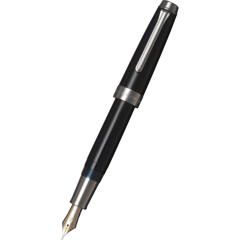 Sailor Professional Gear Fountain Pen - Anchor - Blue Dawn - 21K Nib (Silver Trim)-Pen Boutique Ltd