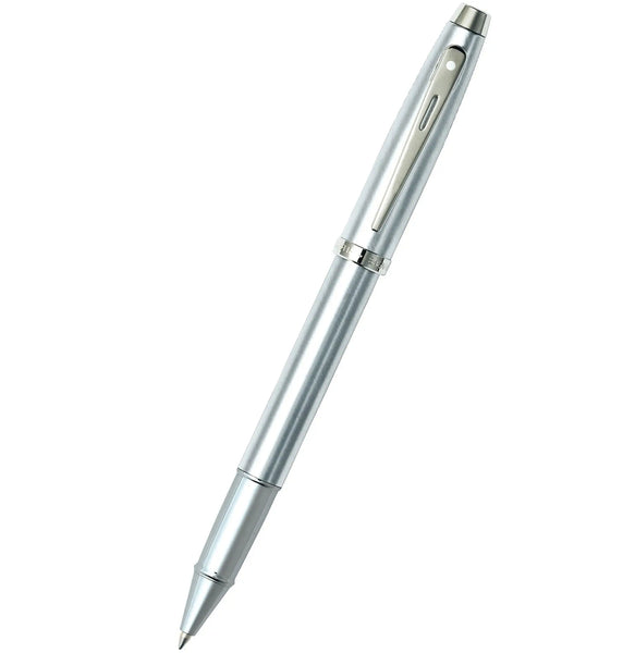 Sheaffer 100 Brushed Chrome Rollerball Pen-Pen Boutique Ltd