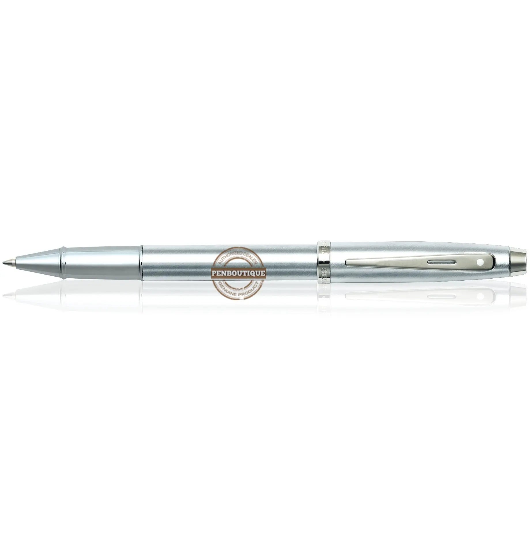 Sheaffer 100 Chrome W/Gold Tone Trim Rollerball Pen