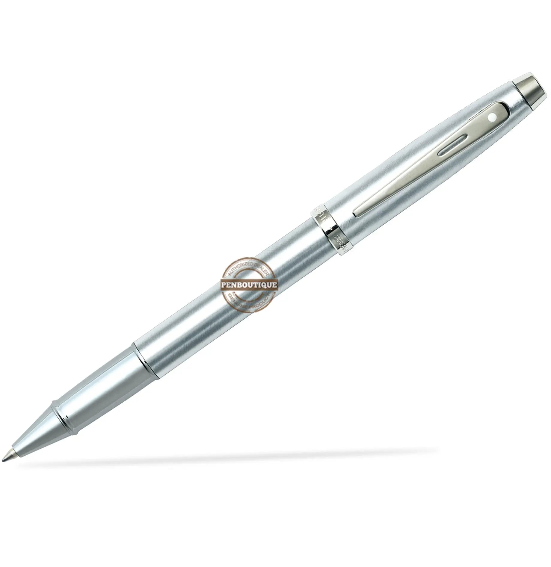 Sheaffer 100 Brushed Chrome Rollerball Pen-Pen Boutique Ltd