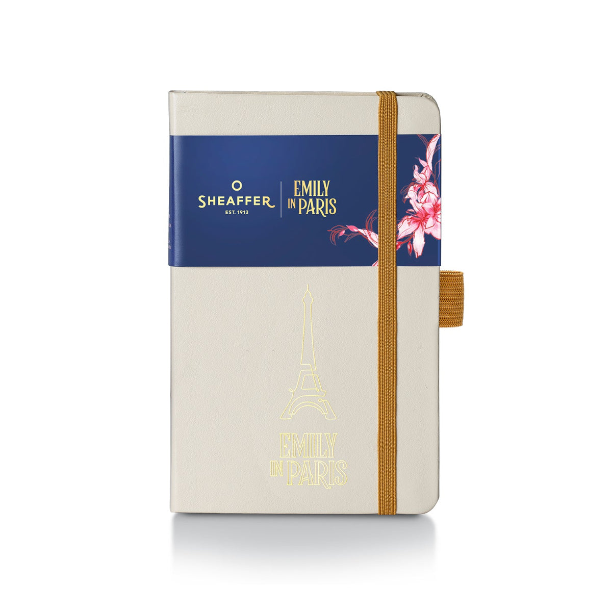 Sheaffer 100 x Emily in Paris Ballpoint Pen - Champagne Gold + Hardbound Small Notebook (Gift Set)-Pen Boutique Ltd