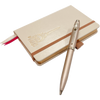 Sheaffer 100 x Emily in Paris Ballpoint Pen - Champagne Gold + Hardbound Small Notebook (Gift Set)-Pen Boutique Ltd