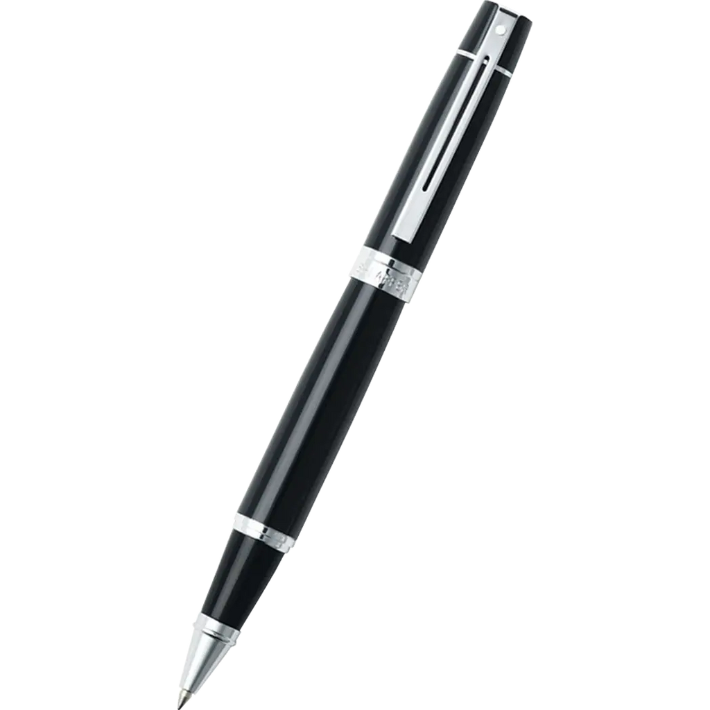 Sheaffer 300 Glossy Black Rollerball Pen-Pen Boutique Ltd