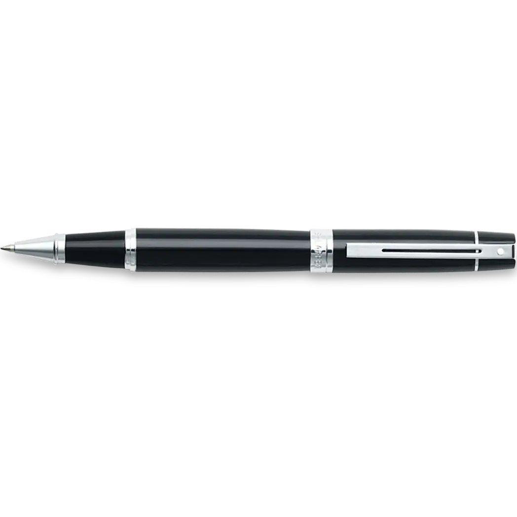 Sheaffer 300 Glossy Black Rollerball Pen-Pen Boutique Ltd