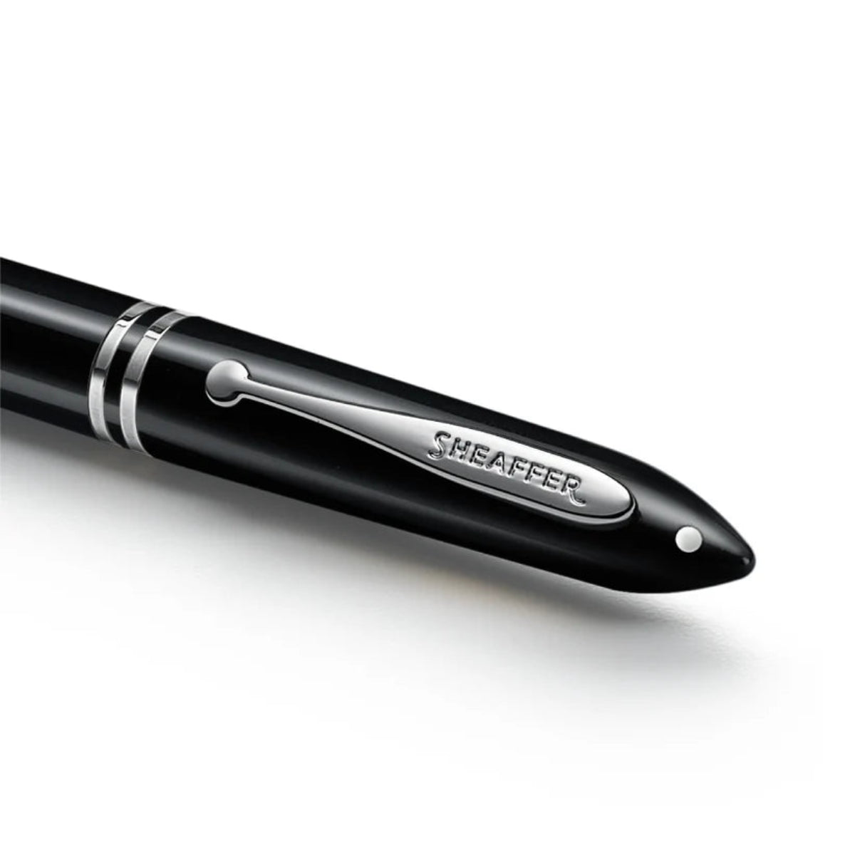 Sheaffer Balance III E892 Ballpoint Pen - Glossy Black - Chrome Trims-Pen Boutique Ltd