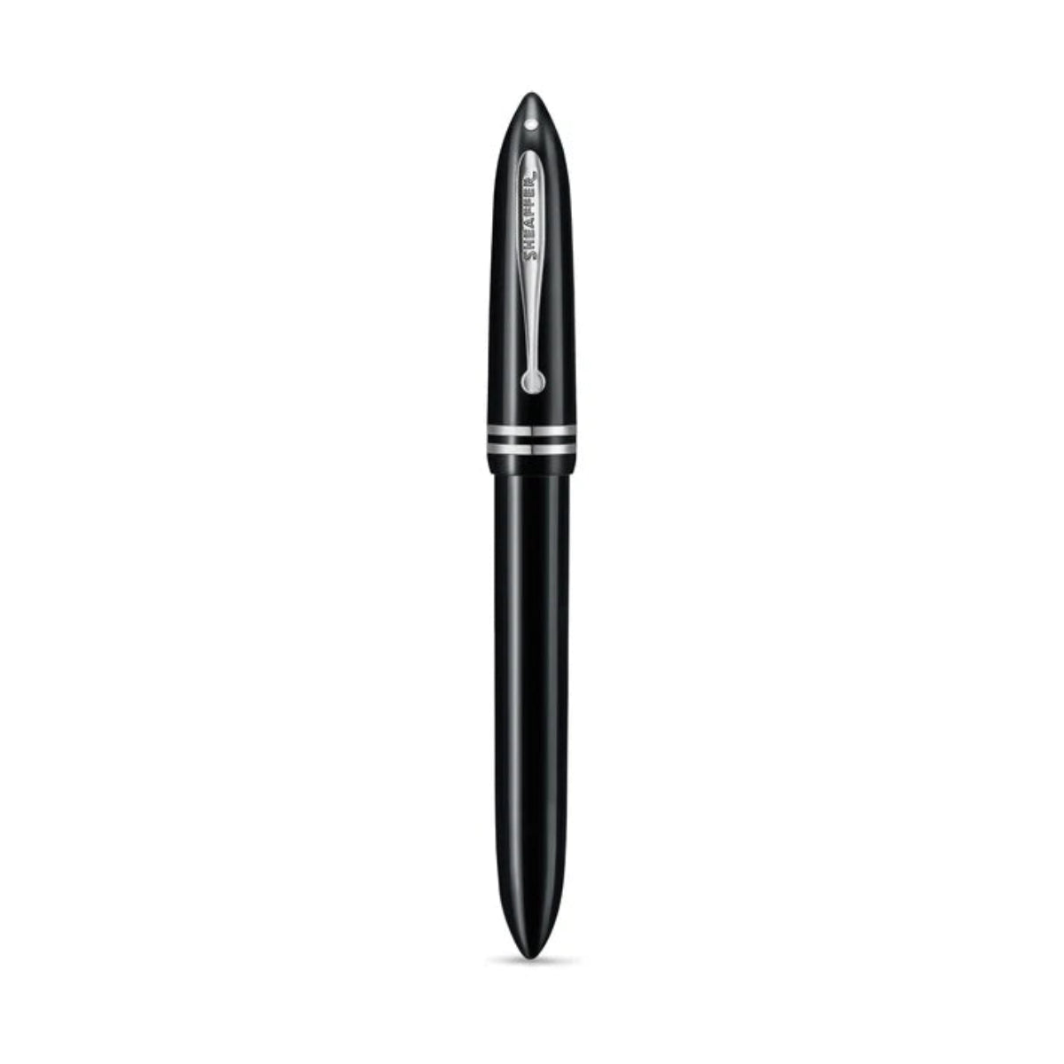 Sheaffer Balance III E892 Rollerball Pen - Glossy Black - Chrome Trims-Pen Boutique Ltd