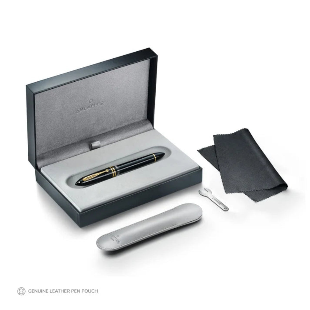 Sheaffer Balance III E893 Fountain Pen - Glossy Black - Gold Trim - Pen Boutique Ltd