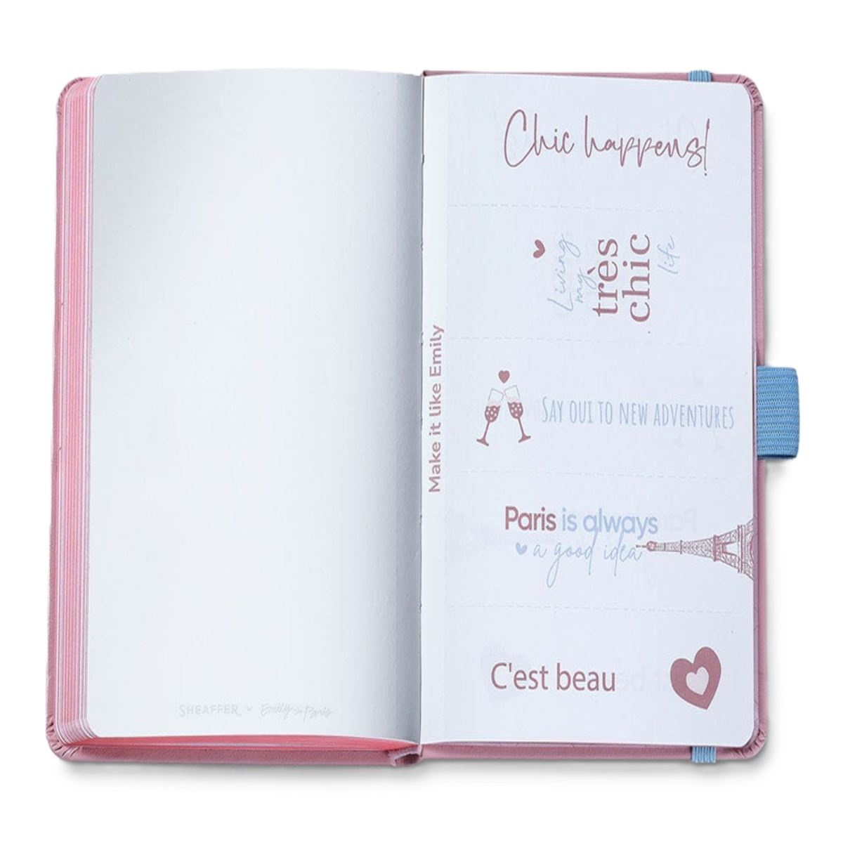 Sheaffer Emily in Paris Special Edition Eiffel Tower A6 Pink Notebook-Pen Boutique Ltd