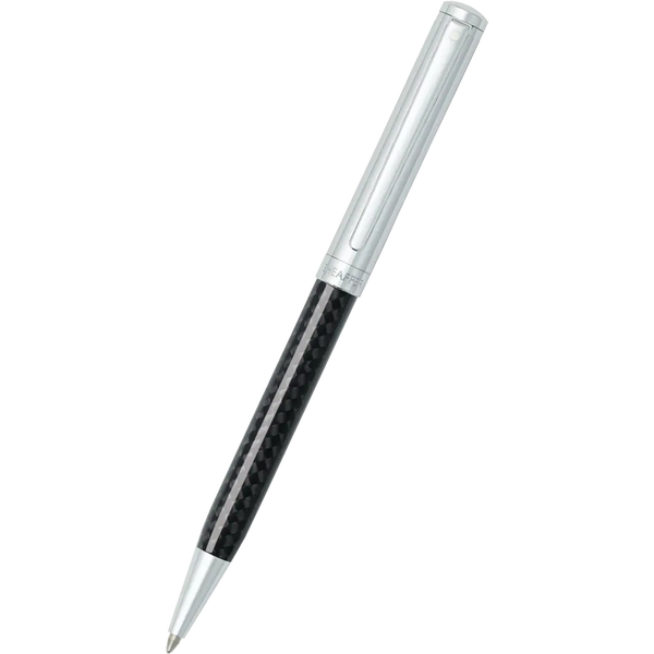 Sheaffer Intensity Carbon Fiber Chrome Cap Ballpoint Pen-Pen Boutique Ltd
