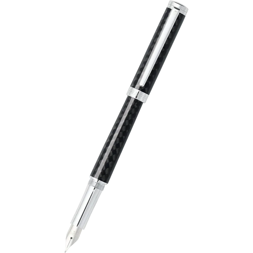 Sheaffer Intensity Carbon Fiber Chrome Trim Fountain Pen-Pen Boutique Ltd