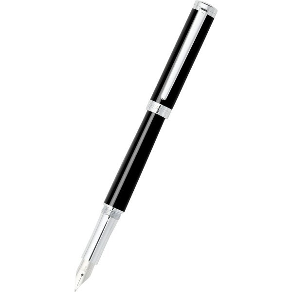 Sheaffer Intensity Pen, Jet Black/Chrome (SH/9233-2) ペン () Sheaffer Craftsman Fountain Pen - Jet Black, Lever Filler, Medium