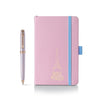 Sheaffer Prelude x Emily in Paris Mini Ballpoint Pen with Swarovski Crystal - Pastel Pink + Hardbound Small Notebook (Gift Set)-Pen Boutique Ltd