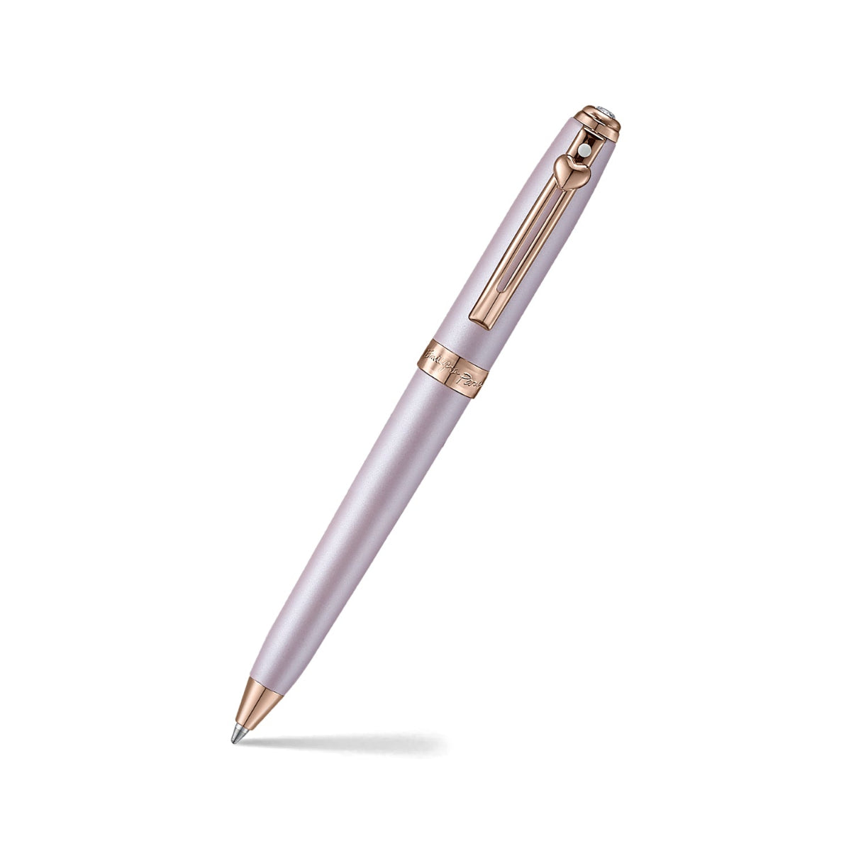 Sheaffer Prelude x Emily in Paris Mini Ballpoint Pen with Swarovski Crystal - Pastel Pink + Hardbound Small Notebook (Gift Set)-Pen Boutique Ltd