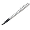 Sheaffer Sagaris Fountain Pen - Brush Chrome Steel - Chrome Trim-Pen Boutique Ltd