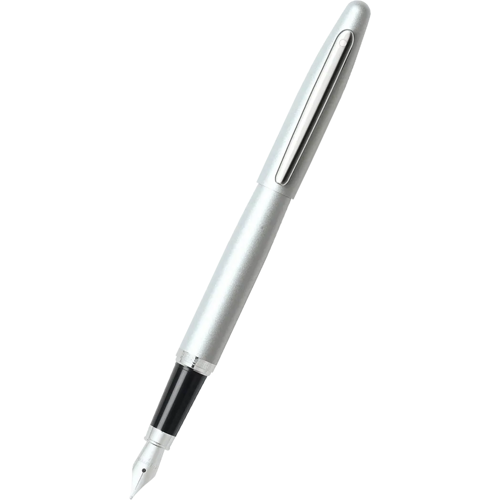 Sheaffer VFM Strobe Silver Fountain Pen - Medium-Pen Boutique Ltd