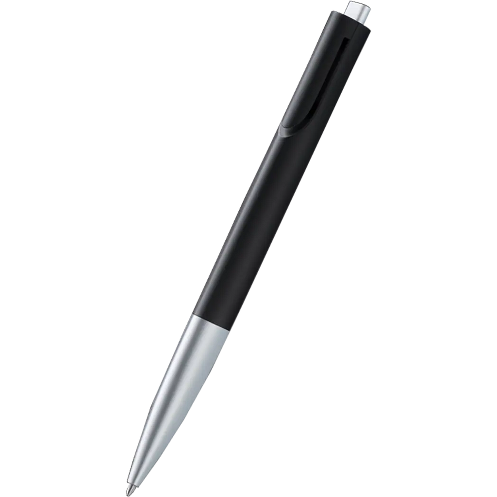 Lamy Noto Ballpoint Pen - Black/Silver-Pen Boutique Ltd