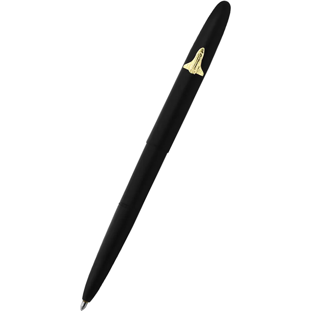 Fisher Space Pen Matte Black Bullet w/Space Shuttle Ballpoint Pen-Pen Boutique Ltd