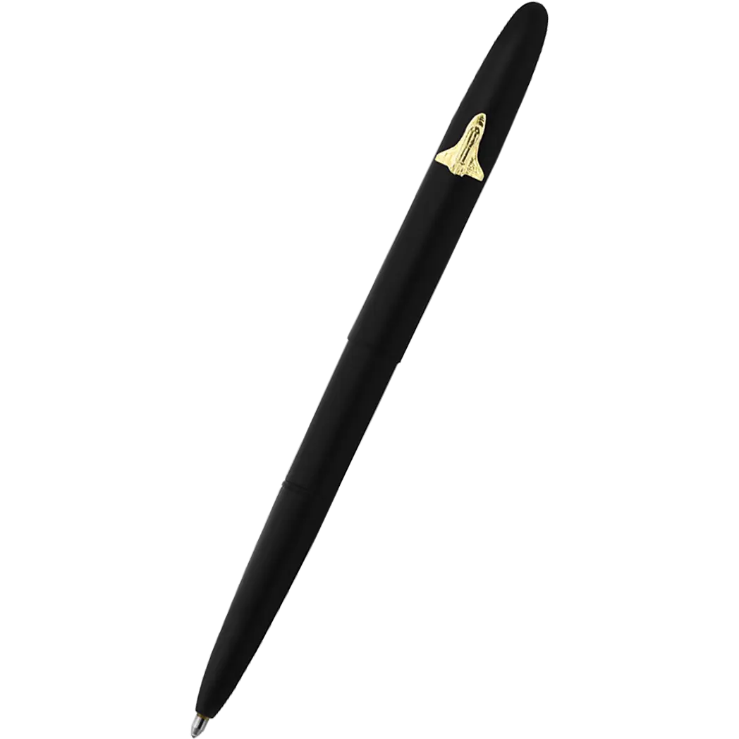 Fisher Space Pen Matte Black Bullet w/Space Shuttle Ballpoint Pen-Pen Boutique Ltd